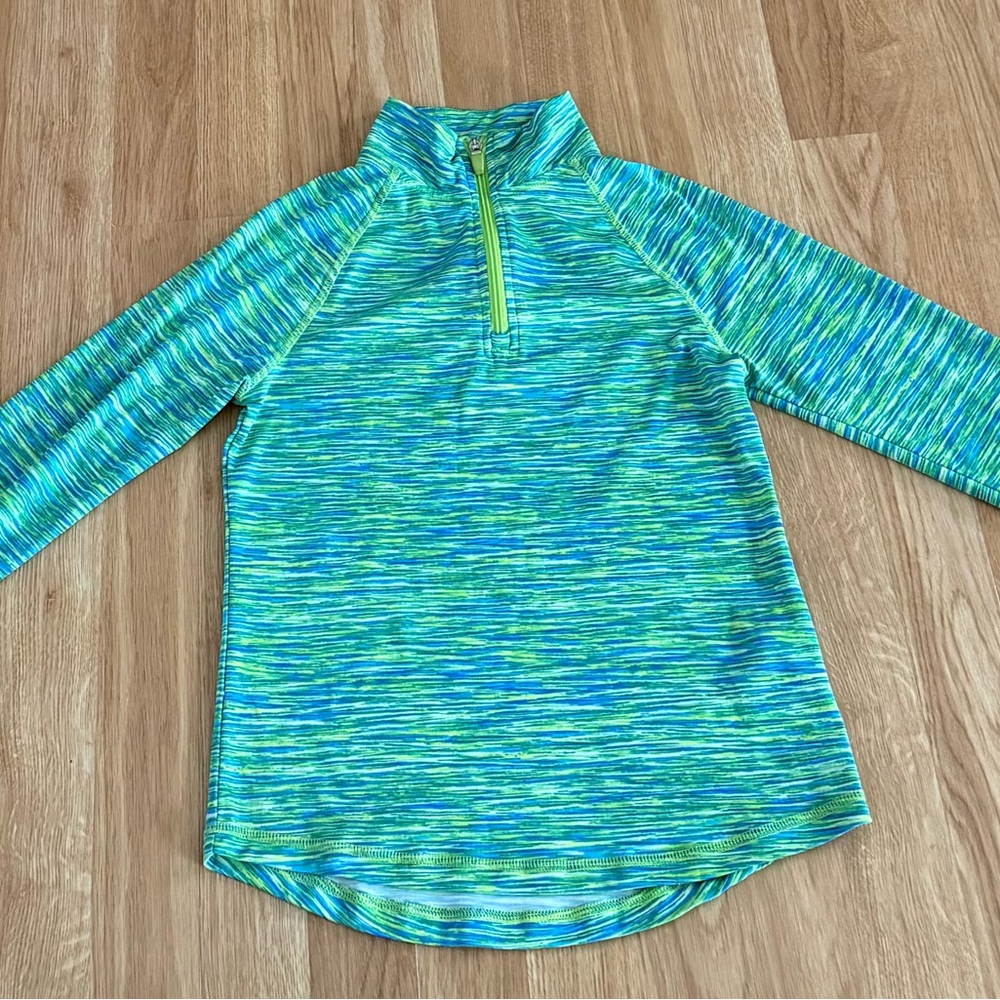EUC Girl’s Mambo Australia Long-Sleeve Athletic 1/4 Zip Pullover Shirt - 10/12